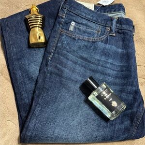 Men’s dark denim jeans